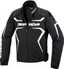 Spidi Sportmaster,  textile jacket H2Out,  color: Black/White,  size: XL