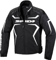 Spidi Sportmaster,  textile jacket H2Out,  color: Black/White,  size: XL