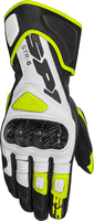 Spidi STR-6,  gloves,  color: Black/White/Neon-Yellow,  size: L
