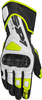 Spidi STR-6,  gloves,  color: Black/White/Neon-Yellow,  size: S