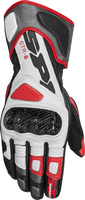 Spidi STR-6,  gloves,  color: Black/White/Red,  size: 3XL