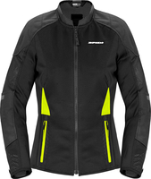 Spidi Super Net T321,  protector jacket women,  color: Black/Neon-Yellow,  size: XL