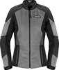 Spidi Super Net T321,  protector jacket women,  color: Grey/Black,  size: XS