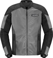 Spidi Super Net,  textile jacket,  color: Grey/Black,  size: XL