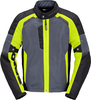 Spidi Tek Net,  textile jacket,  color: Black/Grey/Neon-Yellow,  size: M