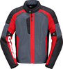 Spidi Tek Net,  textile jacket,  color: Dark Grey/Black/Red,  size: S