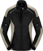 Spidi Tek Net,  textile jacket women,  color: Black/Beige,  size: L