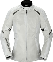 Spidi Tek Net,  textile jacket women,  color: Light Grey,  size: XL