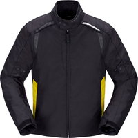 Spidi Tek,  textile jacket H2Out,  color: Black/Neon-Yellow,  size: 4XL