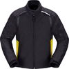 Spidi Tek,  textile jacket H2Out,  color: Black/Neon-Yellow,  size: S