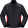 Spidi Tek,  textile jacket H2Out,  color: Black/Red,  size: M