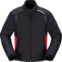 Spidi Tek,  textile jacket H2Out,  color: Black/Red,  size: M