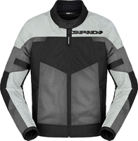 Spidi Tour Net,  textile jacket,  color: Black/Light Grey/Grey,  size: 4XL