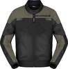 Spidi Tour Net,  textile jacket,  color: Black/Olive,  size: 4XL