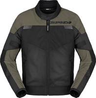 Spidi Tour Net,  textile jacket,  color: Black/Olive,  size: XL