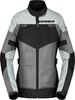 Spidi Tour Net,  textile jacket women,  color: Black/Light Grey/Grey,  size: L