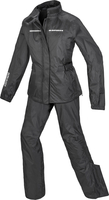 Spidi Touring,  Rain suit 2pcs. women,  color: Black,  size: XS