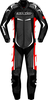 Spidi Track Wind Pro,  leather suit 1pcs.,  color: Black/Red/White,  size: 56