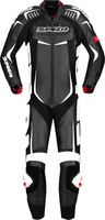 Spidi Track Wind Pro,  leather suit 1pcs.,  color: Black/White,  size: 54
