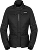 Spidi Traveler 3 Dark Edition,  textile jacket H2Out women,  color: Black,  size: L