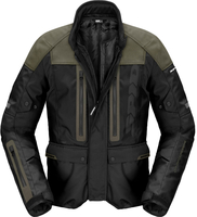 Spidi Traveler 3 Evo,  textile jacket H2Out,  color: Black/Olive,  size: 4XL
