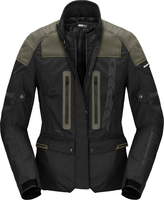 Spidi Traveler 3 Evo,  textile jacket H2Out women,  color: Black/Olive,  size: M
