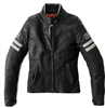 Spidi Vintage,  leather jacket woman,  color: Black/Grey,  size: 40
