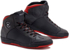 Stylmartin Double WP,  shoes waterproof unisex,  color: Black/Red,  size: 45 EU