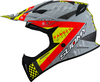 Suomy X-Wing Jetfighter,  cross helmet,  color: Matt Red/Black/Light Grey/Yellow,  size: M