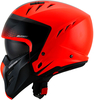 Suomy Armor Crew,  modular helmet,  color: Matt Black/Neon-Orange,  size: L