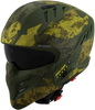 Suomy Armor Urban Squad Camo,  open face helmet,  color: Matt Dark Green/Light Green,  size: XL