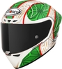 Suomy S1-XR GP Hickman Replica 2023,  full face helmet,  color: Matt White/Green/Red,  size: S