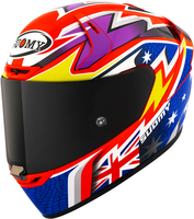 Suomy SR-GP EVO Legacy,  full face helmet,  color: Red/Blue/Yellow/Purple,  size: S