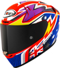 Suomy SR-GP EVO Legacy,  full face helmet,  color: Red/Blue/Yellow/Purple,  size: XL