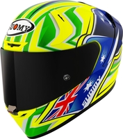 Suomy SR-GP EVO Top Racer,  full face helmet,  color: Neon-Yellow/Neon-Green/Blue,  size: XL