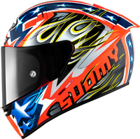 Suomy SR-GP Glory Race,  integral helmet,  color: Red/Dark Blue/White/Yellow,  size: L
