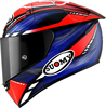 Suomy SR-GP On Board,  integral helmet,  color: Dark Blue/Neon-Red/White,  size: XS