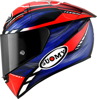 Suomy SR-GP On Board,  integral helmet,  color: Dark Blue/Neon-Red/White,  size: XS
