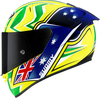 Suomy SR-GP Top Racer,  integral helmet,  color: Neon-Yellow/Green/Dark Blue/Red,  size: M