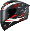 Suomy Track-1 404,  full face helmet,  color: Matt Dark Grey/Red/White,  size: XS