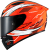 Suomy Track-1 404,  integral helmet,  color: Matt Neon-Orange/White/Black,  size: XXL