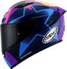 Suomy Track-1 Bastianini Replica,  full face helmet,  color: Black/Pink/Purple/Blue,  size: L