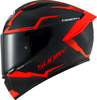 Suomy Track-1 Reaction,  integral helmet,  color: Matt Black/Red,  size: XS