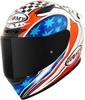Suomy Track-1 Troy Bayliss Replica 2002,  integral helmet,  color: White/Red/Blue,  size: XS