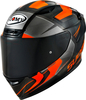 Suomy TX-Pro Advance Carbon,  full face helmet,  color: Black/Neon-Orange,  size: XS