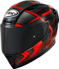 Suomy TX-Pro Advance Carbon,  integral helmet,  color: Black/Neon-Red,  size: S