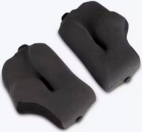 Suomy TX Pro,  cheek pads,  color: Black/Red,  size: XXL