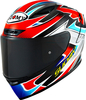 Suomy TX-Pro Flat Out Carbon,  full face helmet,  color: Black/Red/Silver/Blue,  size: XS