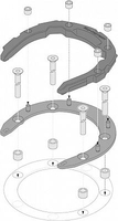 SW-Motech 11500 Kawasaki/Suzuki/Yamaha,  Pro Tank Ring
