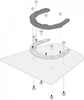 SW-Motech 20200 Steel-/Seat-Rack,  Pro Tank Ring